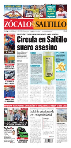 Saltillo 12 de abril de 2026