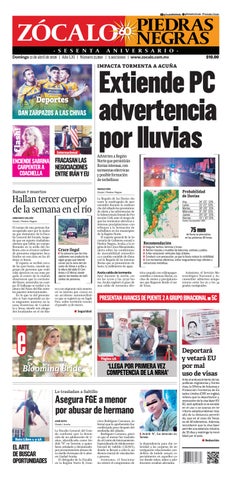 Piedras Negras 12 de abril de 2026