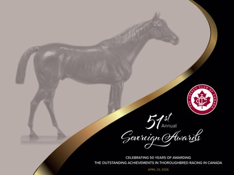 The 51st Annual Sovereign Awards