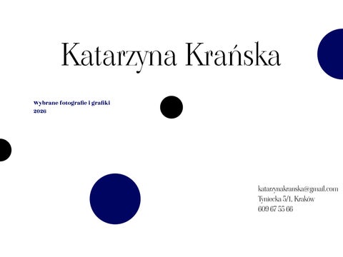 Katarzyna Krańska portfolio