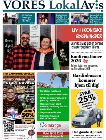 Vores LokalAvis · uge 16, 2026