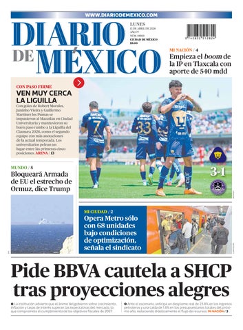 Lunes, 13 de abril de 2026