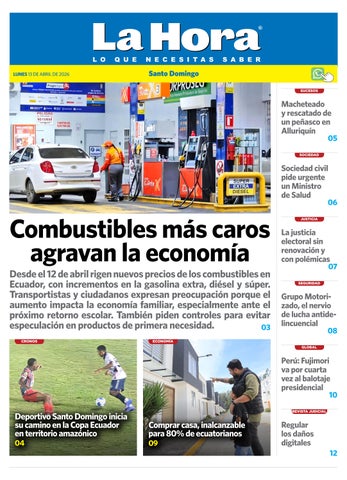 Santo Domingo: 13 de Abril, 2026