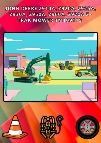 JOHN DEERE Z910A, Z920A, Z925A, Z930A, Z950A, Z960A, Z970A Z-TRAK MOWER TM109119 