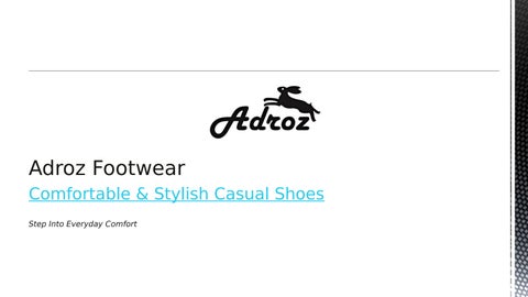 Comfortable Footwear Online | Stylish & Durable Shoes – Adroz