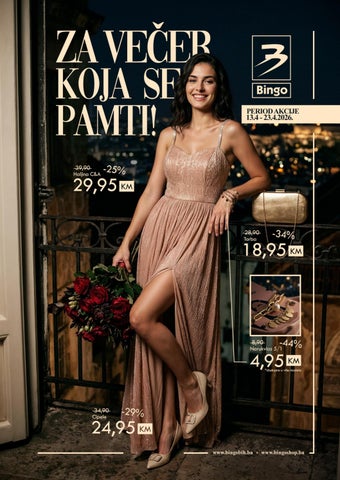 ZA VEČER KOJA SE PAMTI 13.4 - 23.4.2026