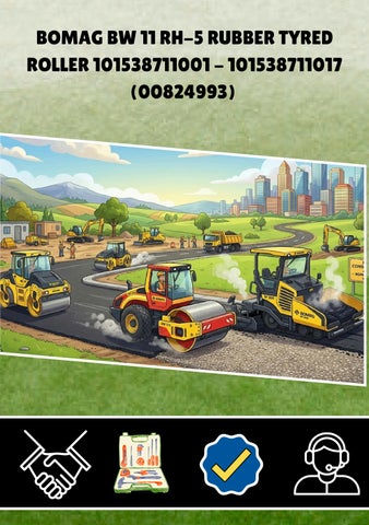 BOMAG BW 11 RH-5 RUBBER TYRED ROLLER 101538711001 - 101538711017 (00824993) 