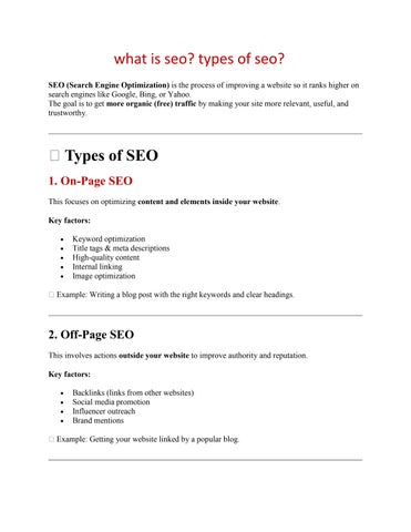 what is seo