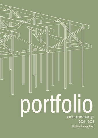 Martina Amores Architecture and Design Portfolio 2026