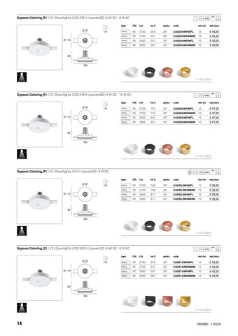 ARDENA 灯饰目录 · Promo Linea 灯饰 iki 2026.06 第 14 页
