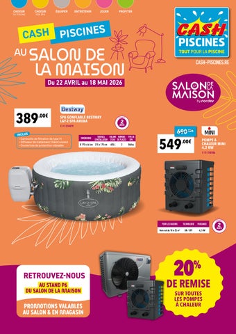Cash Piscines au Salon de la maison !