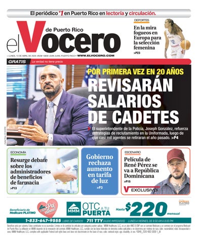 EL VOCERO | Edición lunes, 13 de abril de 2026 
