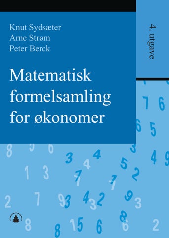 Matematisk formelsamling for økonomer