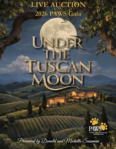 PAWS Live Auction Booklet 2026