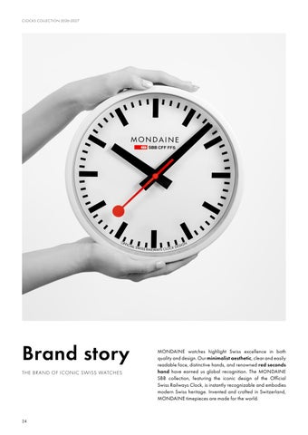 MONDAINE Clocks 灯饰产品集 2026-2027 第 24 页