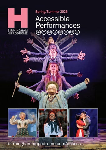 Birmingham Hippodrome Access Brochure Summer 2026