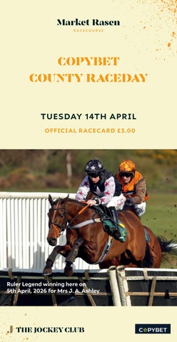 Market Rasen racecard - Tuesday 14th April