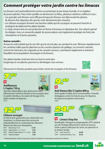 LANDI Prospectus à thème pesticides et engrais 第 13 页