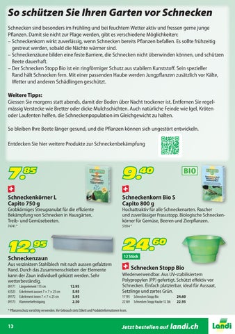 LANDI Themenflyer Pflanzenschutz und Duenger 第 13 页