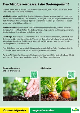 LANDI Themenflyer Pflanzenschutz und Duenger 第 16 页