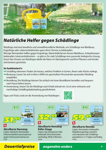 LANDI Themenflyer Pflanzenschutz und Duenger 第 6 页