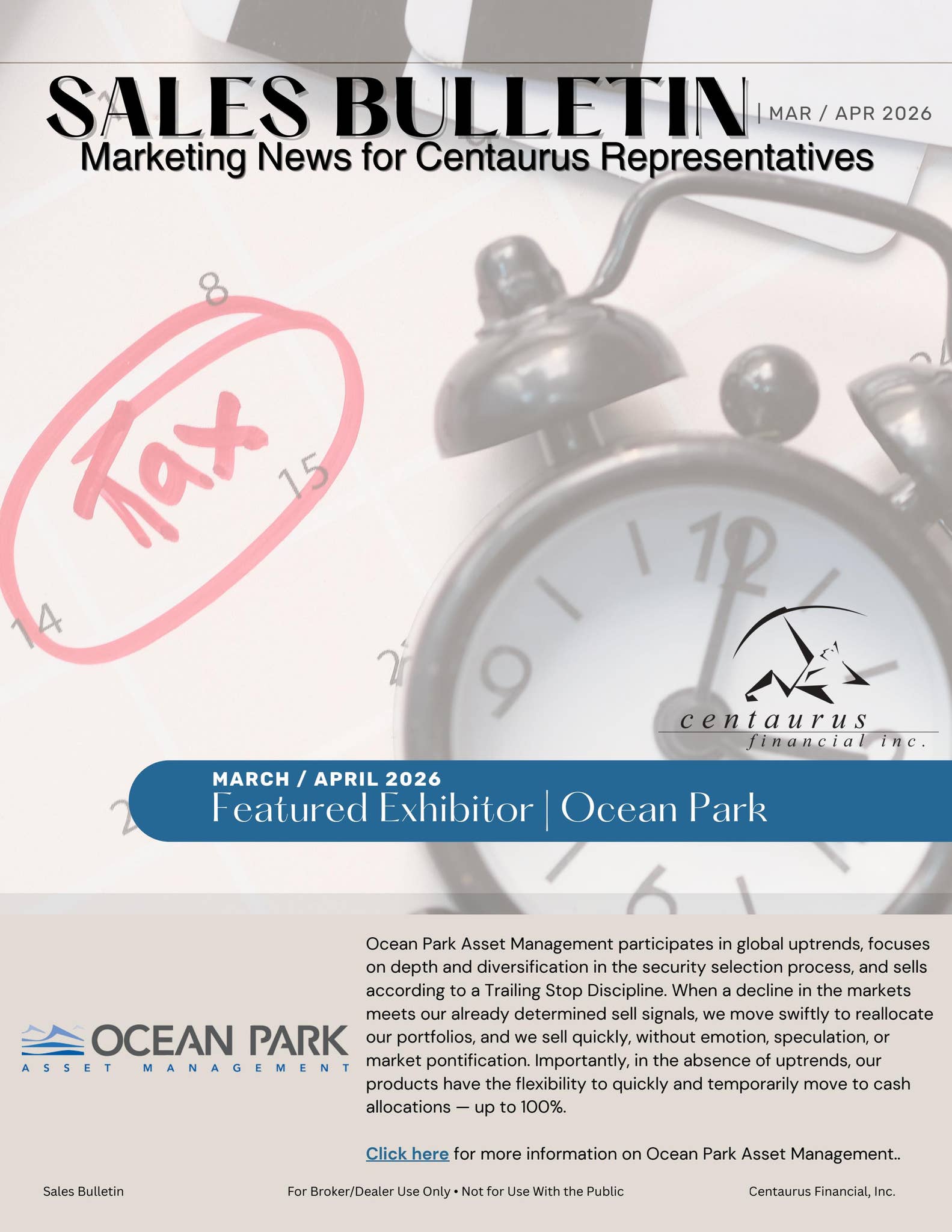 Centaurus Financial MarApr 2026 Sales Bulletin by Centaurus Financial, Inc. - Issuu