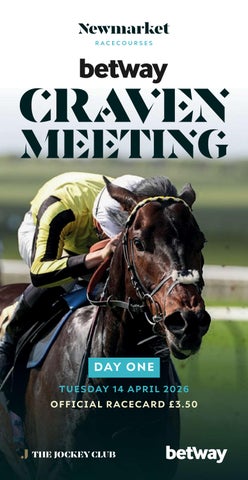 Newmarket Racecard - Tuesday 14th April