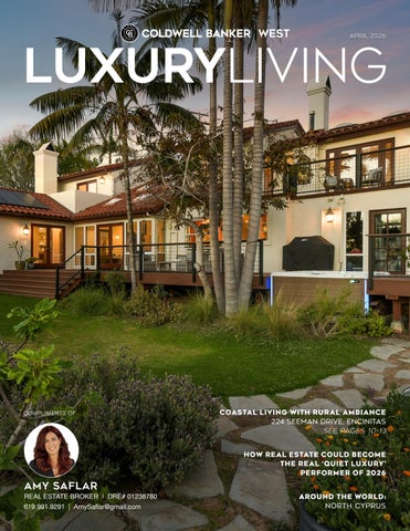 Amy Saflar | Luxury Living, April 2026