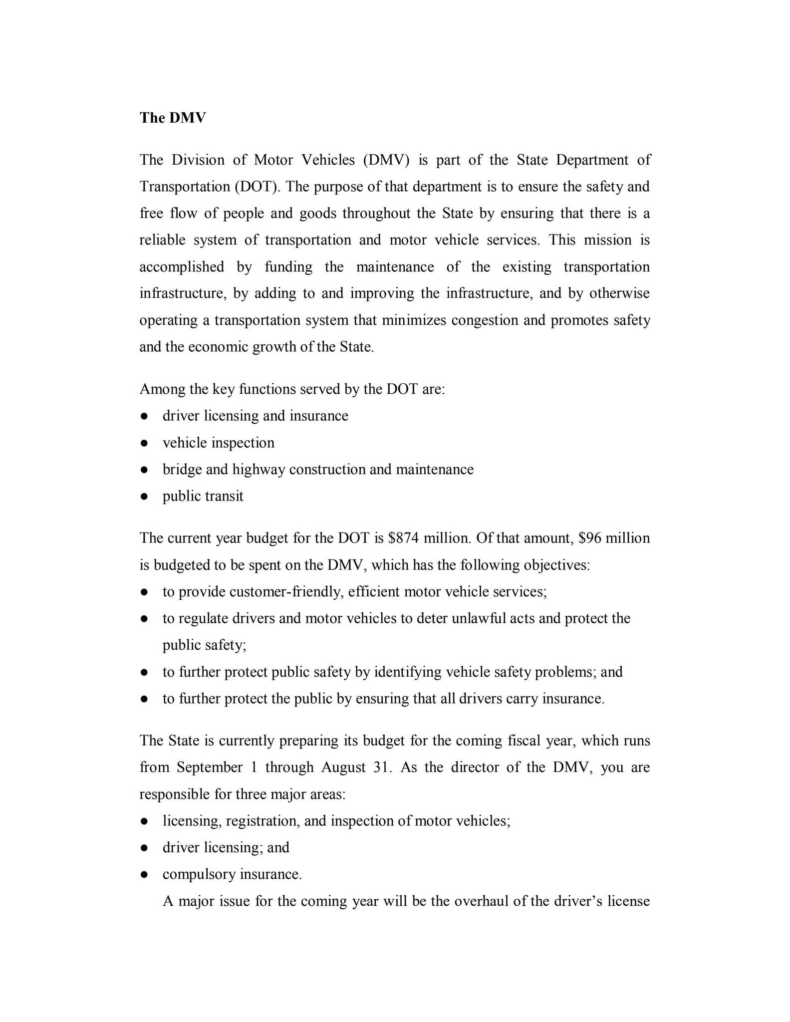 The DMV Case Study by AnswerDone - Issuu