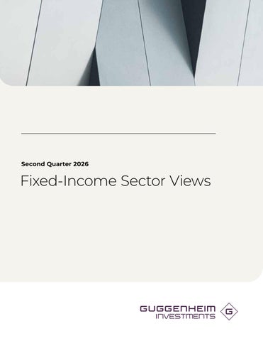 2Q26 Fixed-Income Sector Views