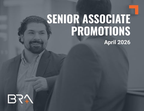 2026 Senior Associate Promotions