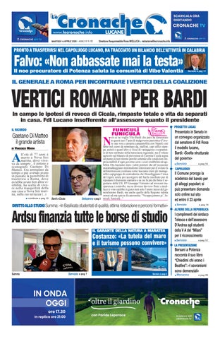 Cronache del 14 aprile 2026