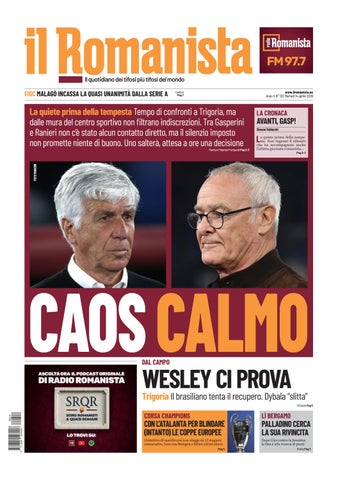 Il Romanista del 14 aprile 2026