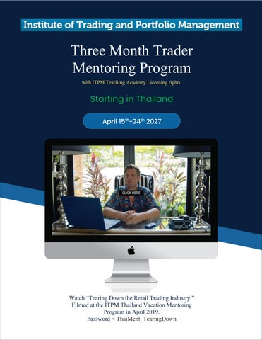 ITPM Thailand Mentoring April 2027