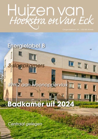 Brochure Clingendaellaan 141