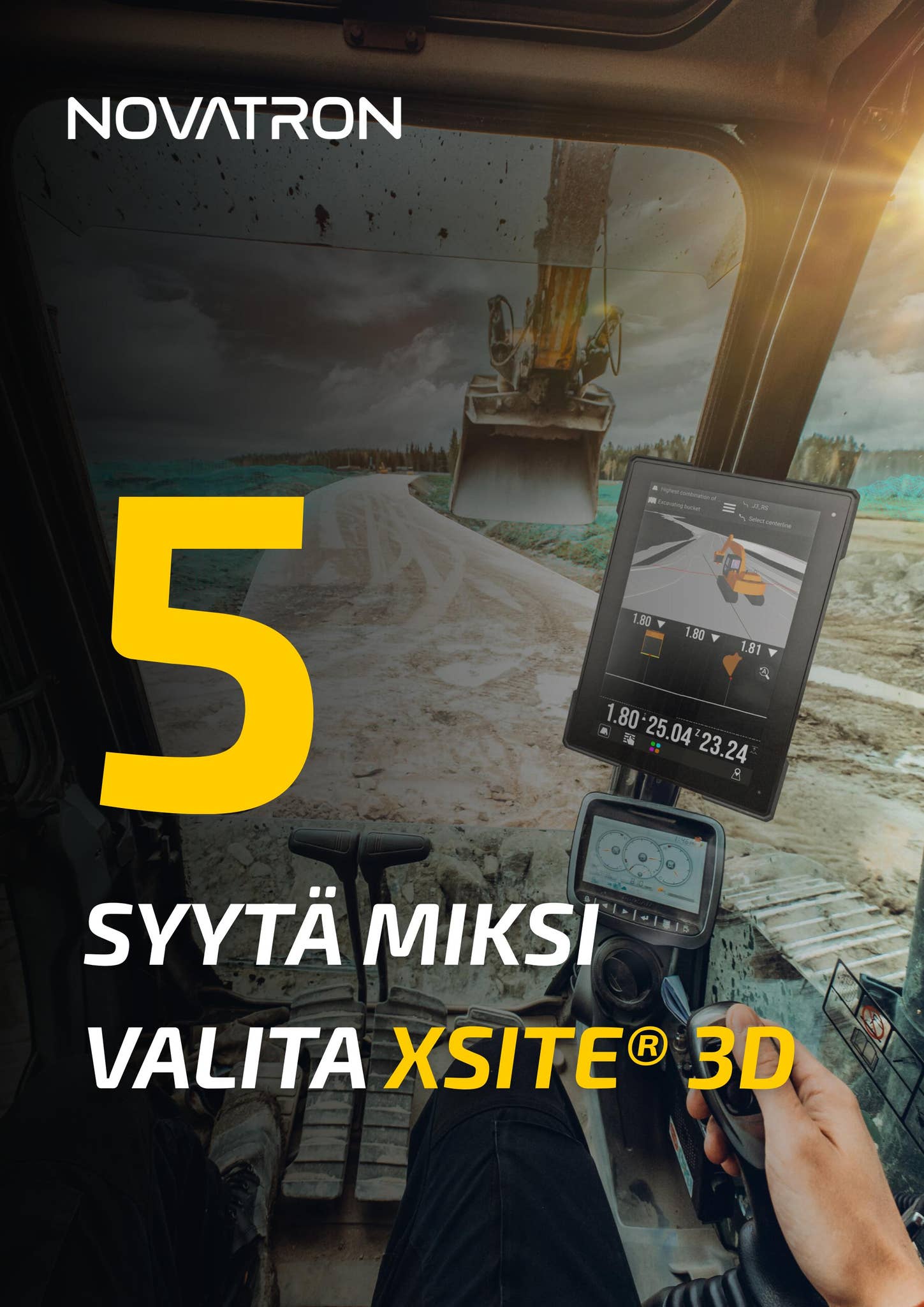 Novatron Machine Control Miksi valita Xsite® 3D -koneohjausjärjestelmä? by Novatron - Xsite ...