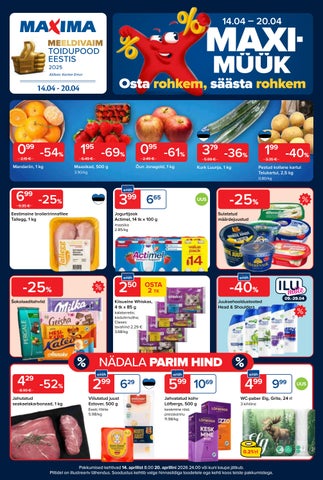 Maxima kliendileht 14.-20.04