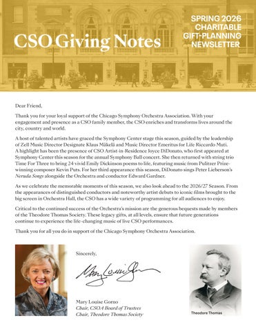 Spring 2026 Charitable Gift-Planning Newsletter