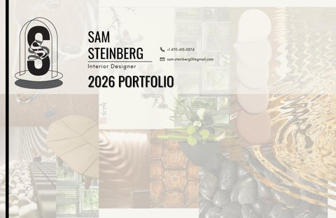 Sam Steinberg's Portfolio