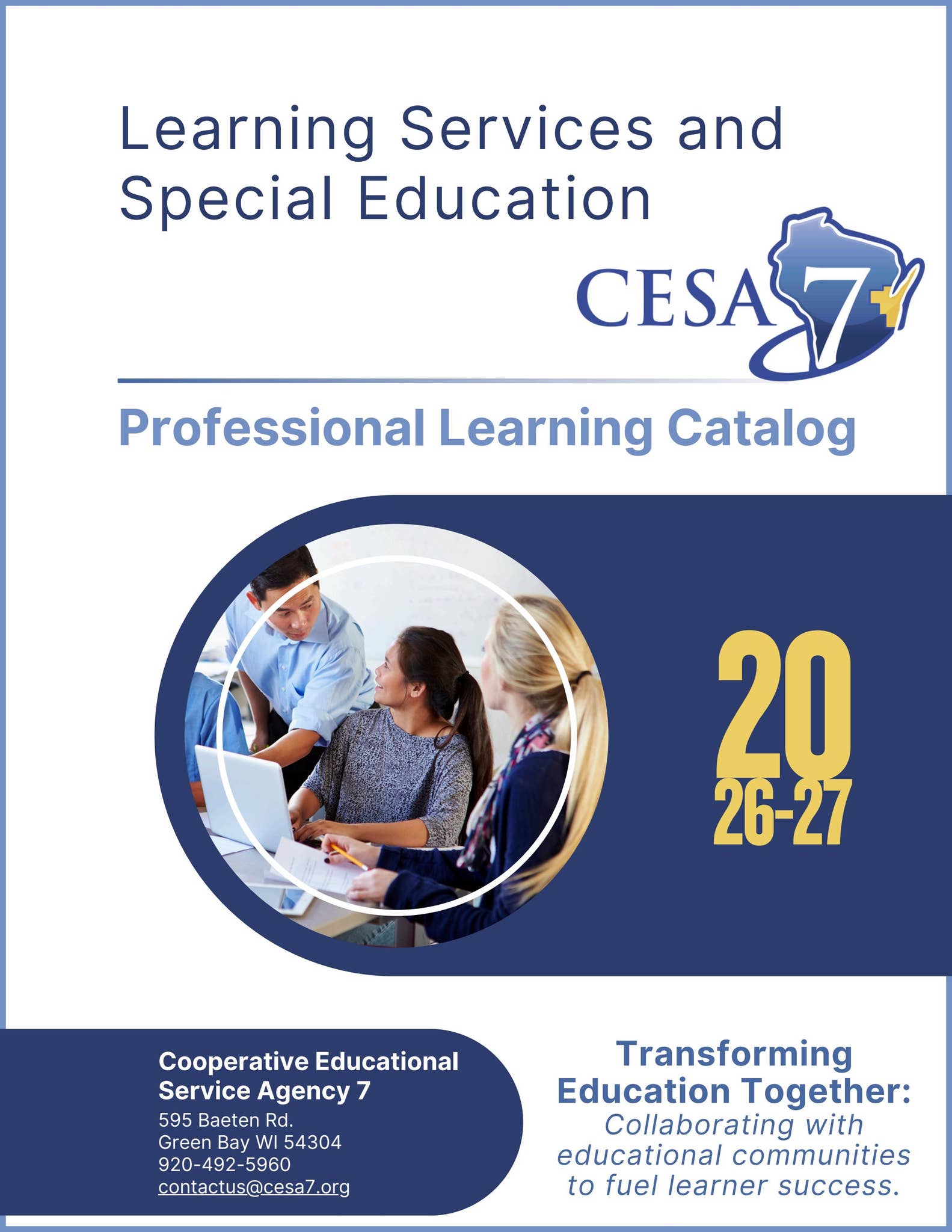 CESA 7 Services Catalog 2026-27 by CESA7 - Issuu
