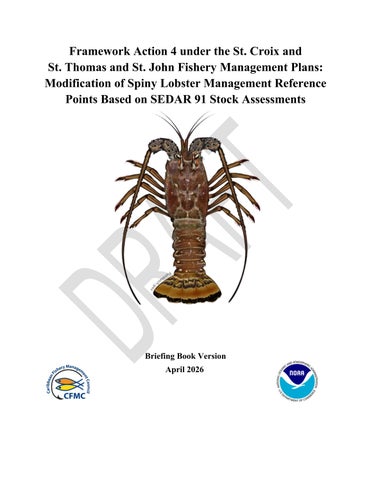 [DRAFT] Spiny Lobster Framework Amendment 4