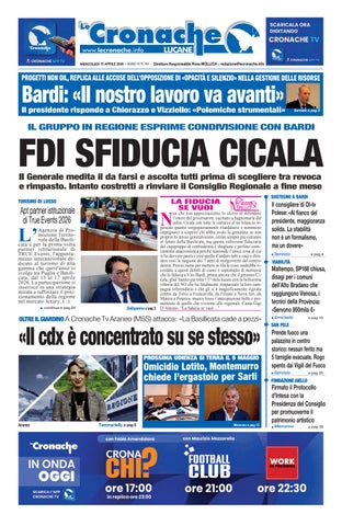 Cronache del 15 aprile 2026