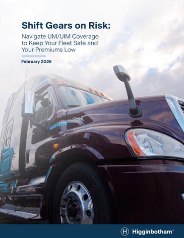 Shift Gears on Risk: Navigating UM/UIM Coverage White Paper