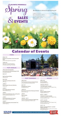 Olympic Peninsula Spring Sales & Events