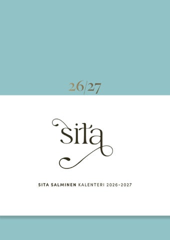 Salminen, Sita: Sitan kalenteri 2026–2027 (Kosmos)