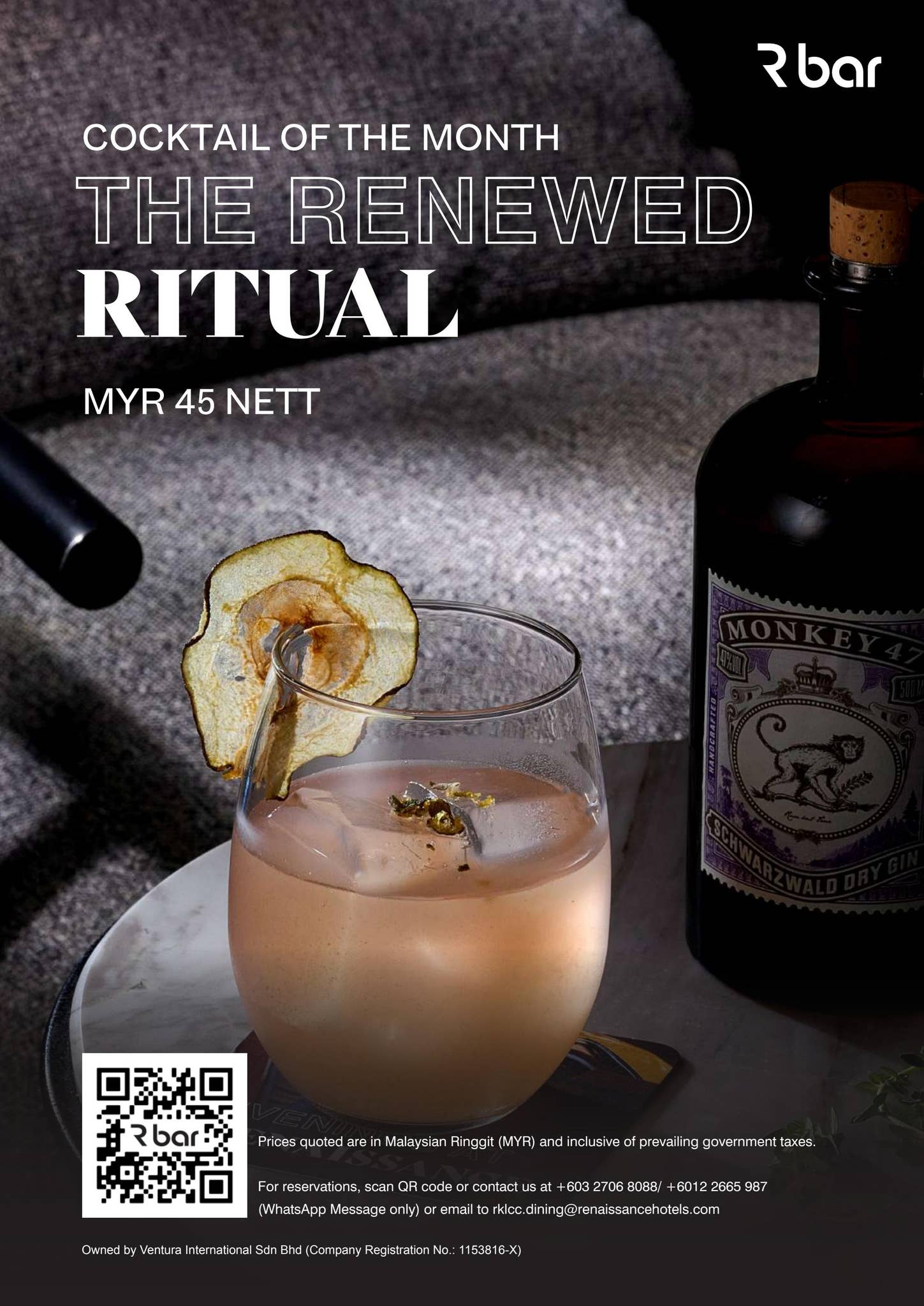Double R Bar Ritual Cocktail of the Month: The Renewed Ritual at R Bar by ...