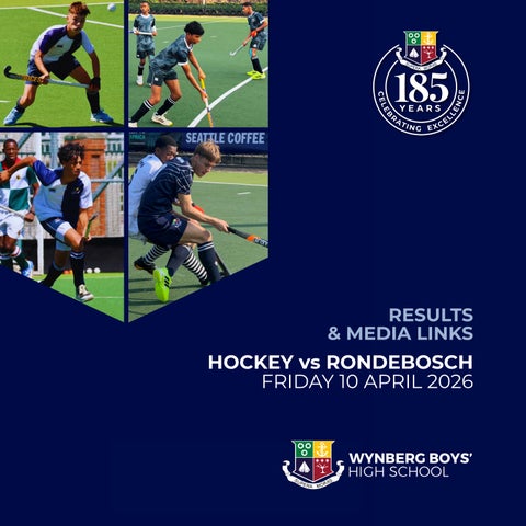WBHS Hockey vs Rondebosch, 10 April 26