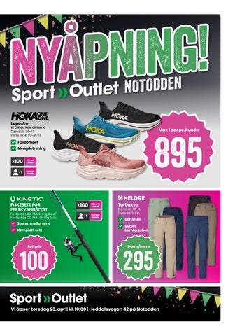 Sport Outlet - nyåpning Notodden