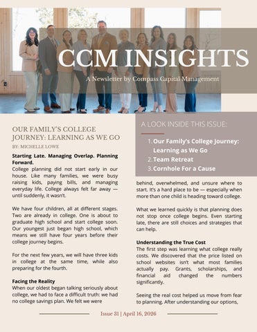 CCM Insights- Issue 31