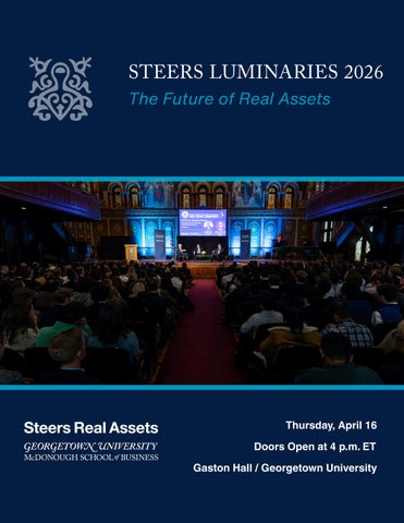 2026 Steers Luminaries Conference Program